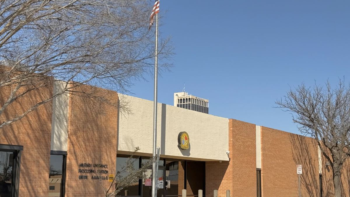 The building the Amarillo MEPS occupies.